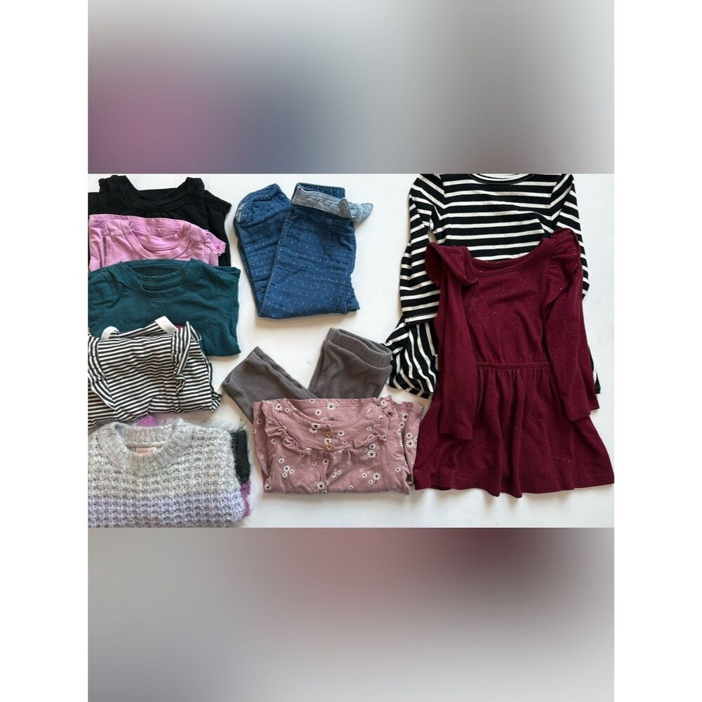Cat & Jack 18Month BUNDLE dress, long sleeve shirts, onesie